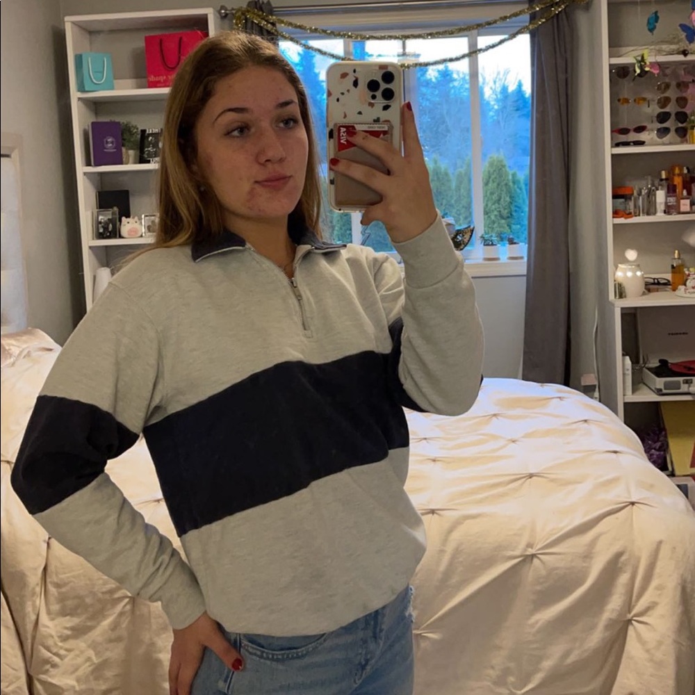 brandy melville quarter zip